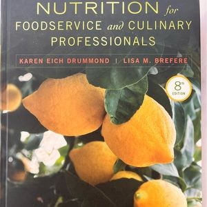 nutrition for food service and culinary professionals textbook